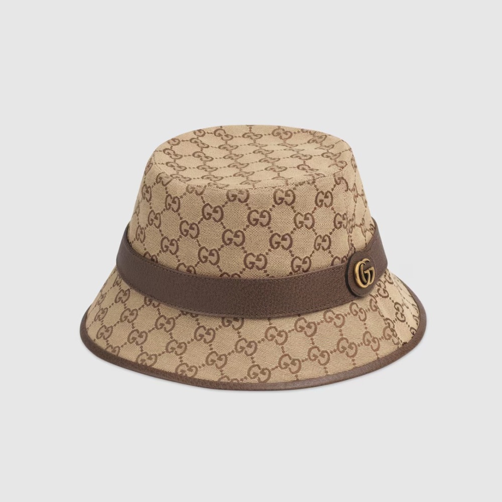 Gucci Beige and Brown Bucket Hat - Picture 3 of 9